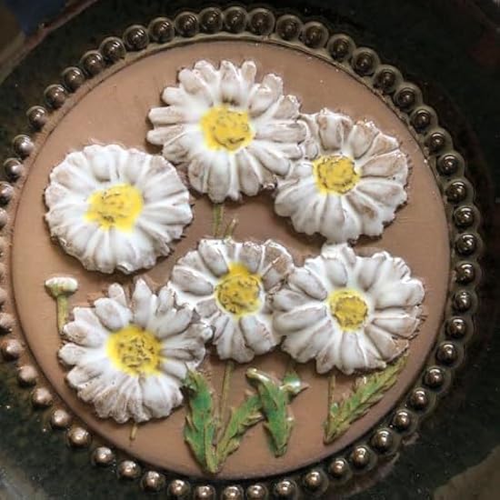 マーガレットの丸い陶板 レア／Jie Gantofta スウェーデン